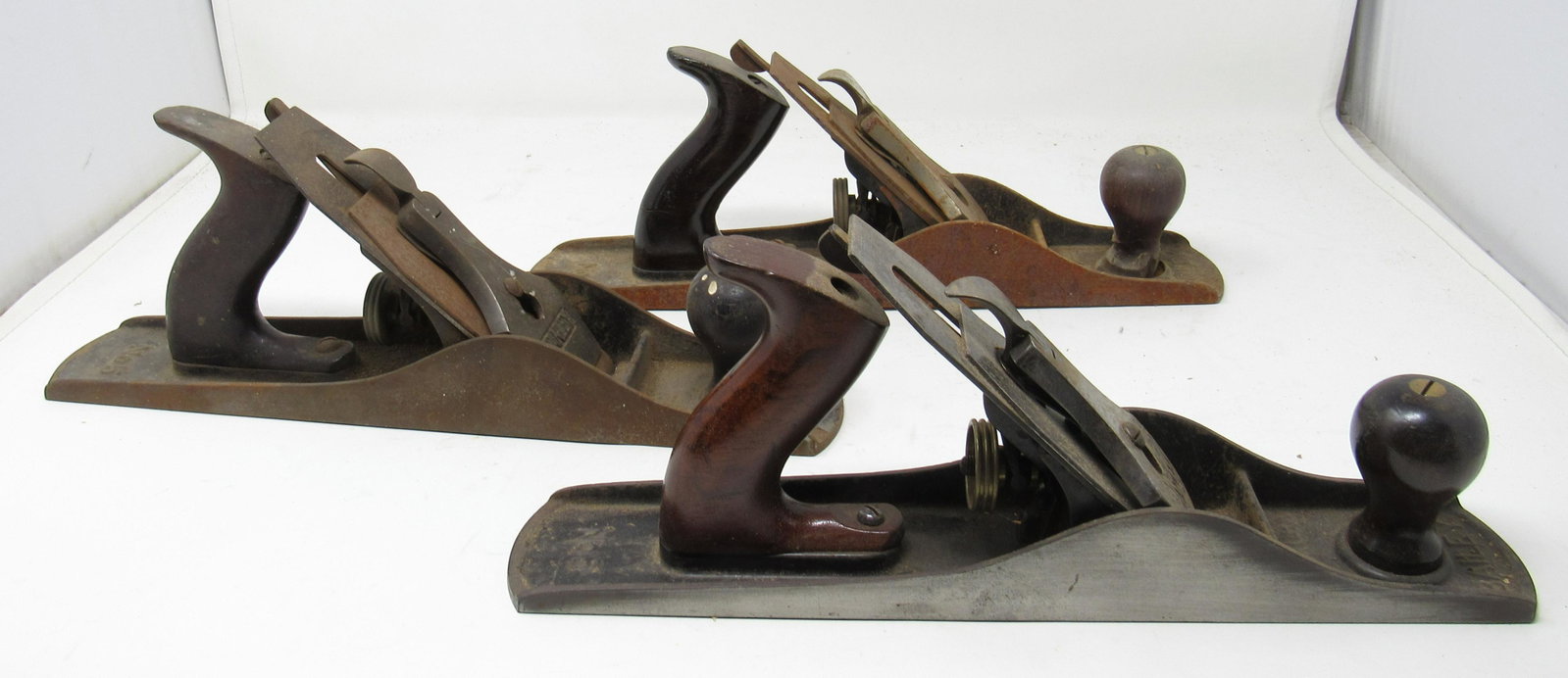 3 Stanley Bailey No 5 Planes: Apprx 2 3/8" x 14"