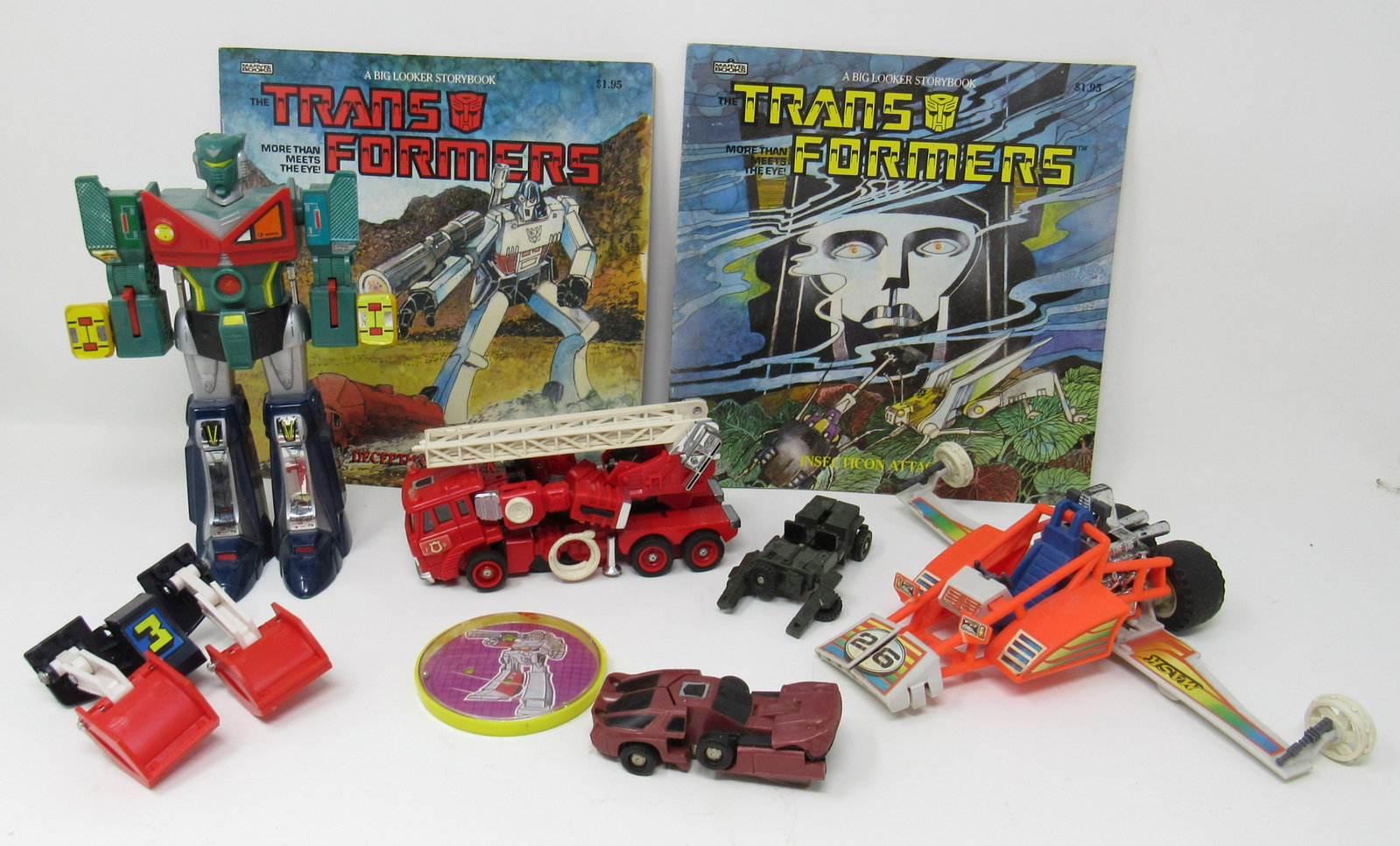 Transformers w/ Books and Kenner Mask Toy: Getting all pictured.