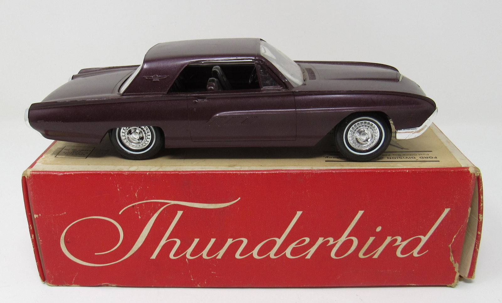 1963 Ford Thunderbird Promo Car In original box: Approx 8 1/4" long