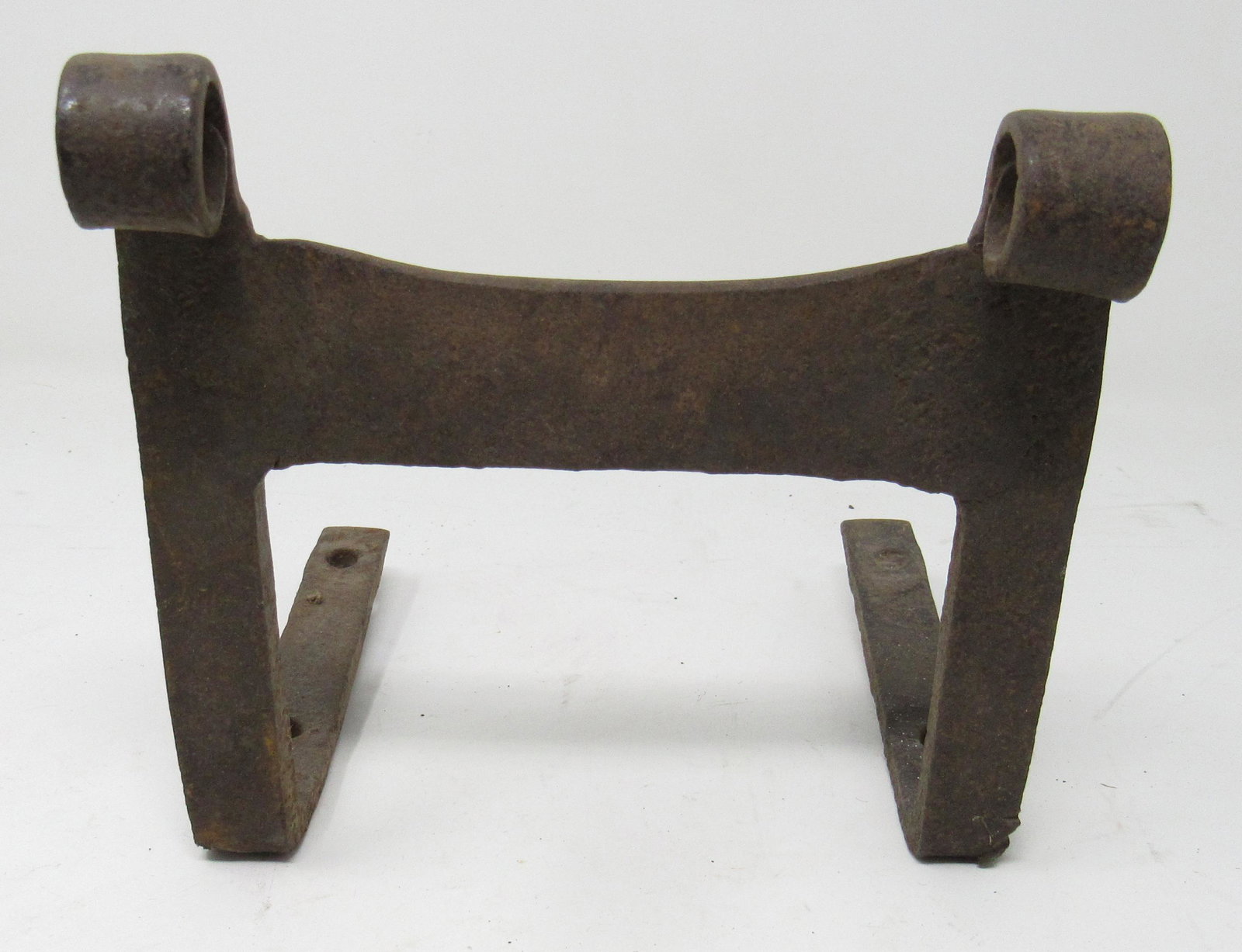 Antique Wrought Iron Boot Scraper: Approx 7" wide and 6 1/2" tall