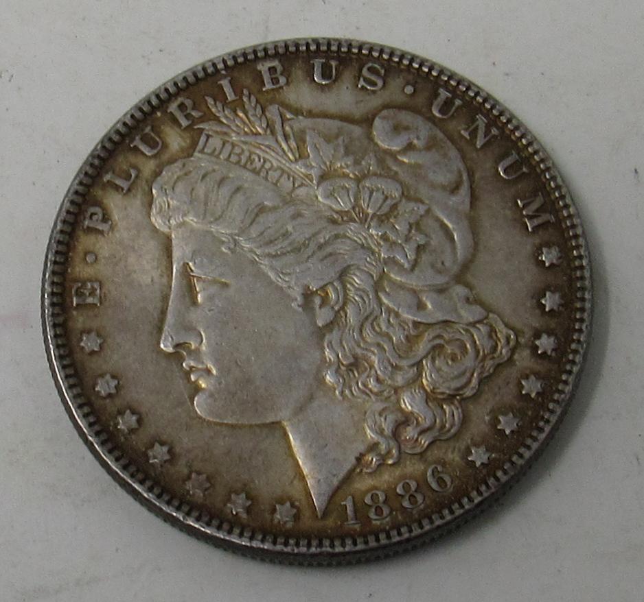 1886 Morgan Silver Dollar: Silver dollar