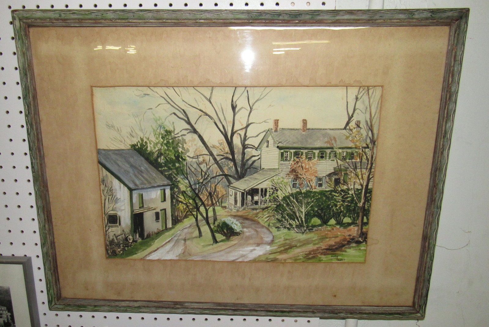 Ruth Trost Watercolor Painting: Apprx 21 1/2" x 28 1/2"