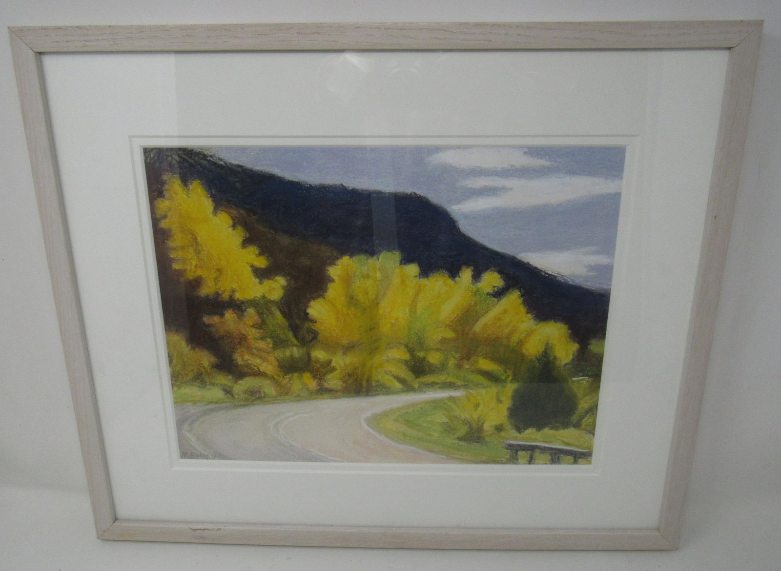M Bundy Terrero Peak Pastel: Approx 15 1/2" x 18 1/2"