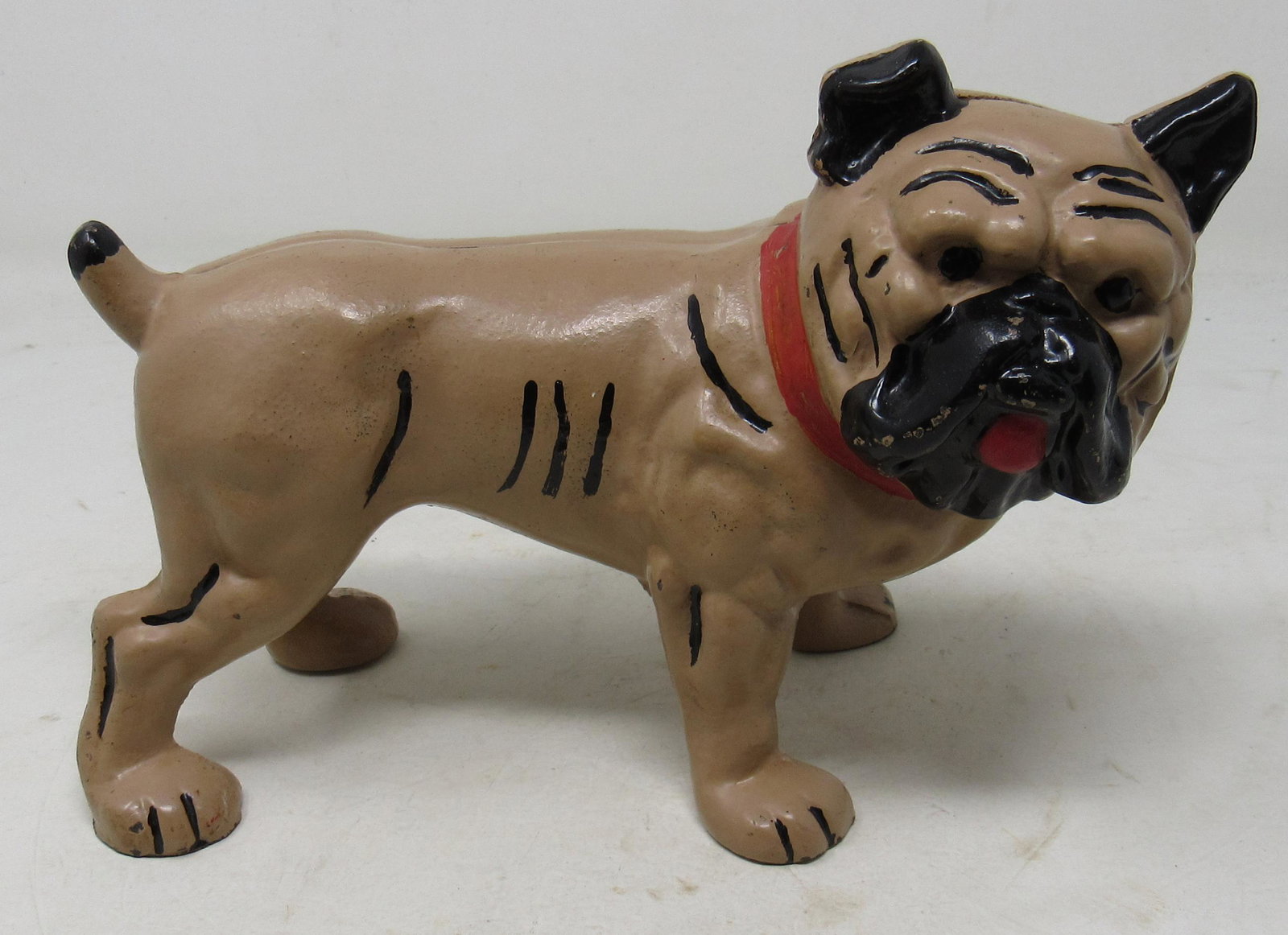 Dog Doorstop: Approx 8 3/4" long and 5 3/4" tall
