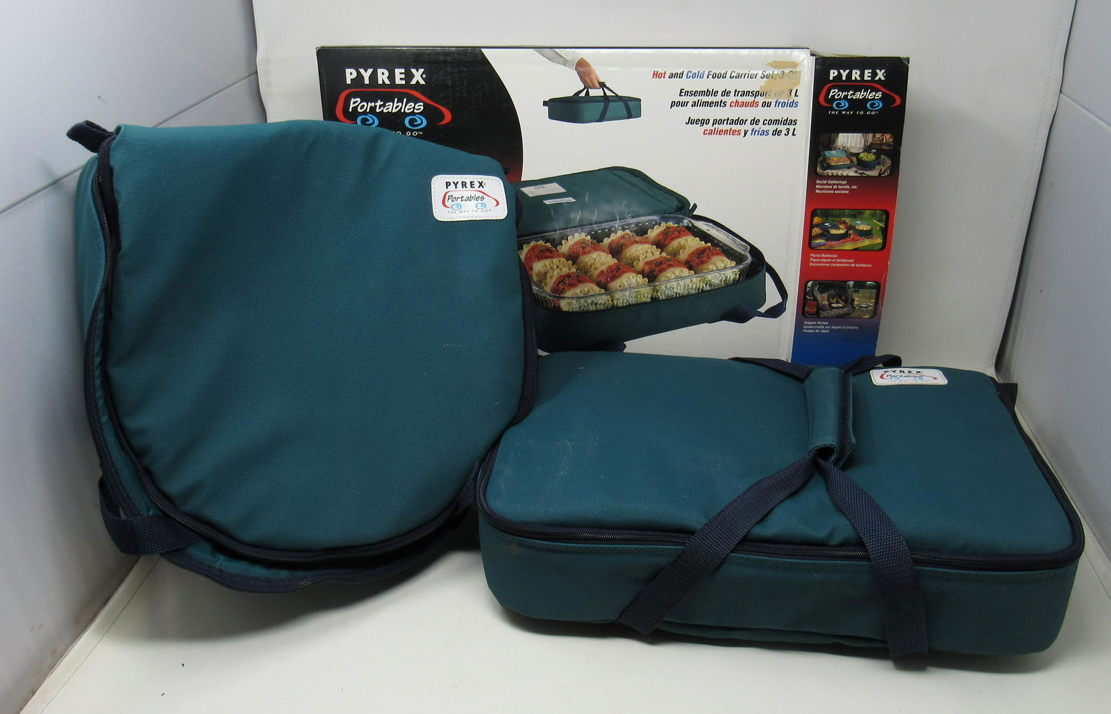 Pyrex Portables: One on left is just the case