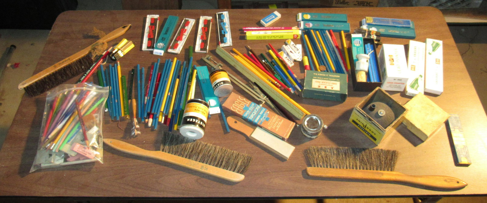 Drafting Pencils Lead & Misc: Getting all pictured on table.