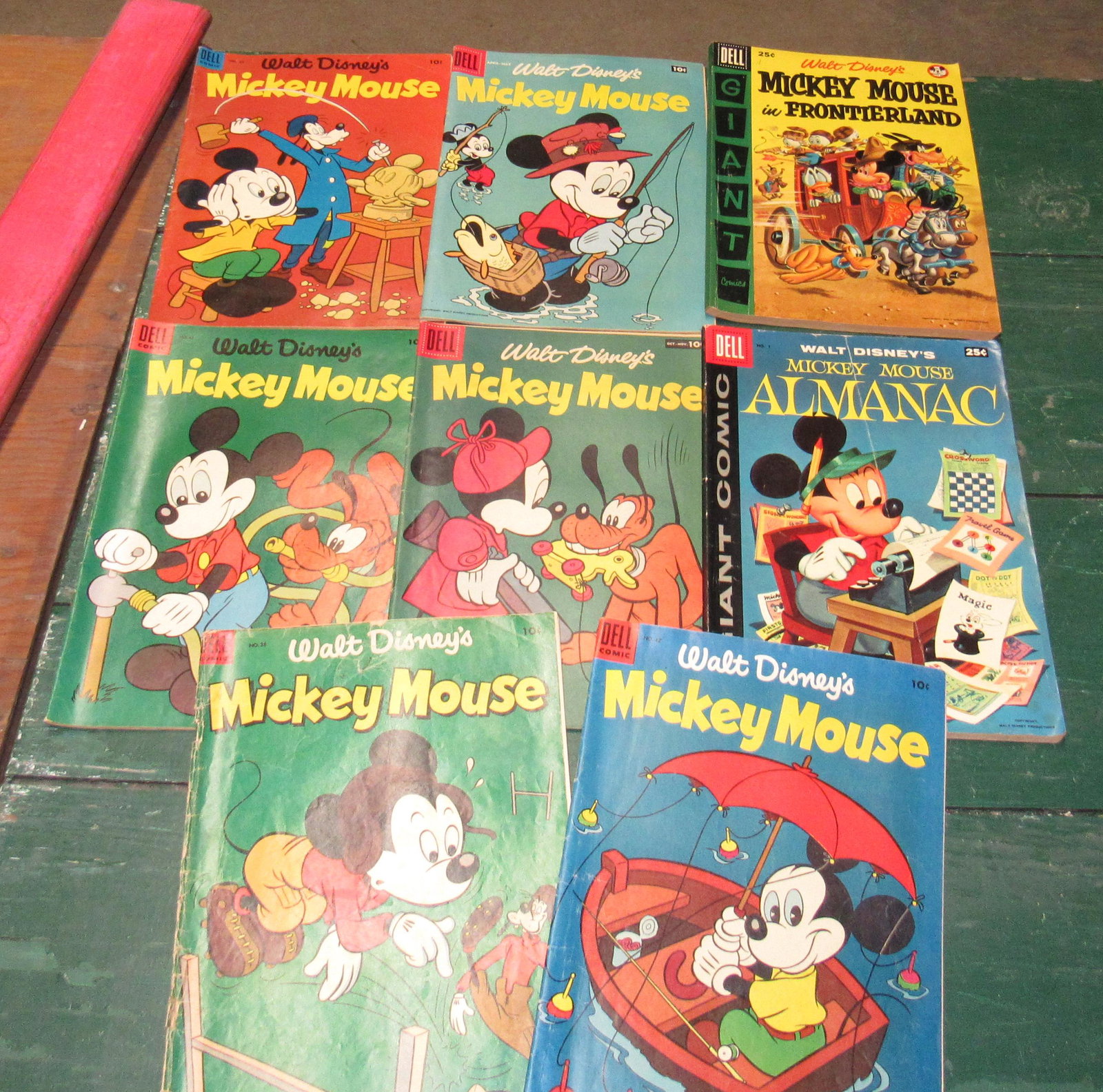 10 & 25 Cent Mickey Mouse Comic Books: Getting all pictured