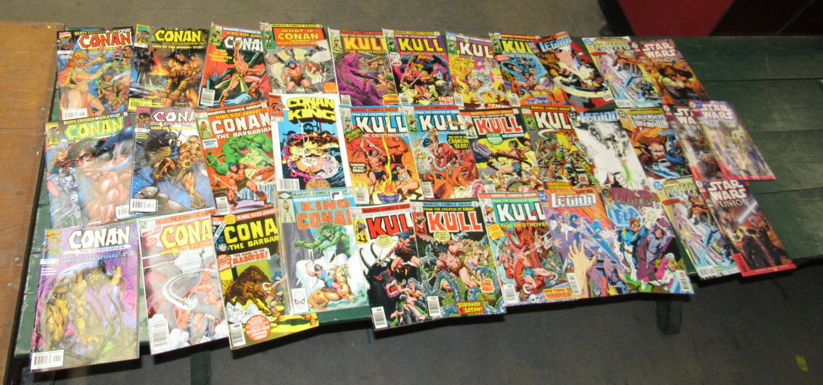 Conan Kull Legion Star Wars Comic Books: Getting all pictured