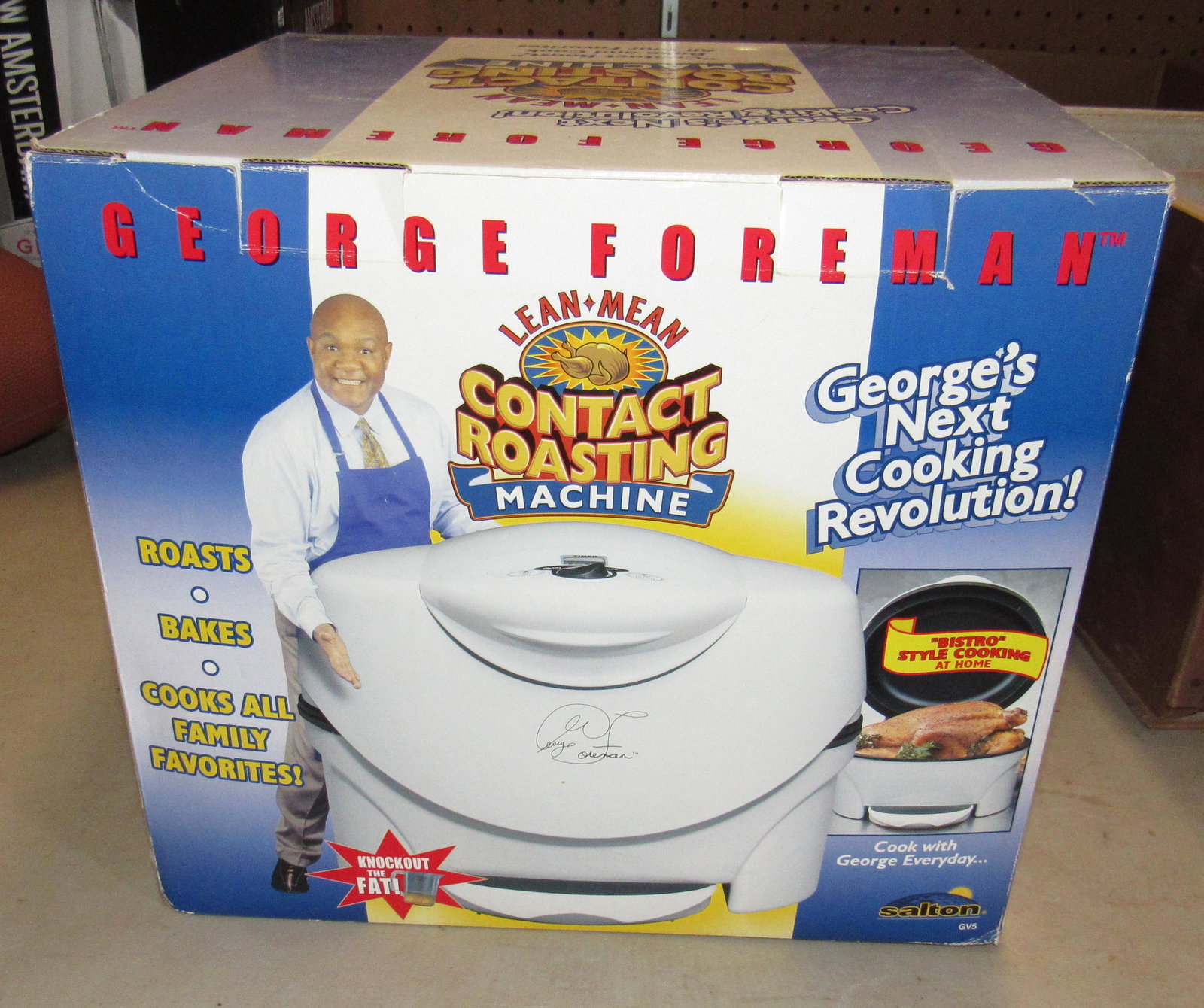 George Foreman Contact Roasting Machine: Looks new !