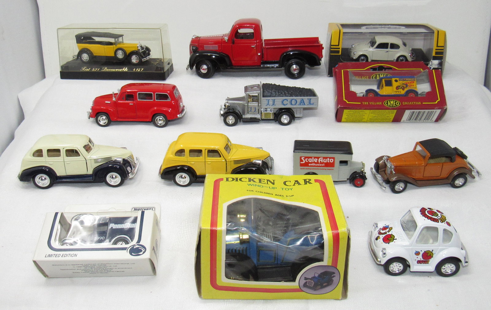 Misc Toy Cars Trucks Cameo Dicken Wind Up: Largest is apprx 8" long
