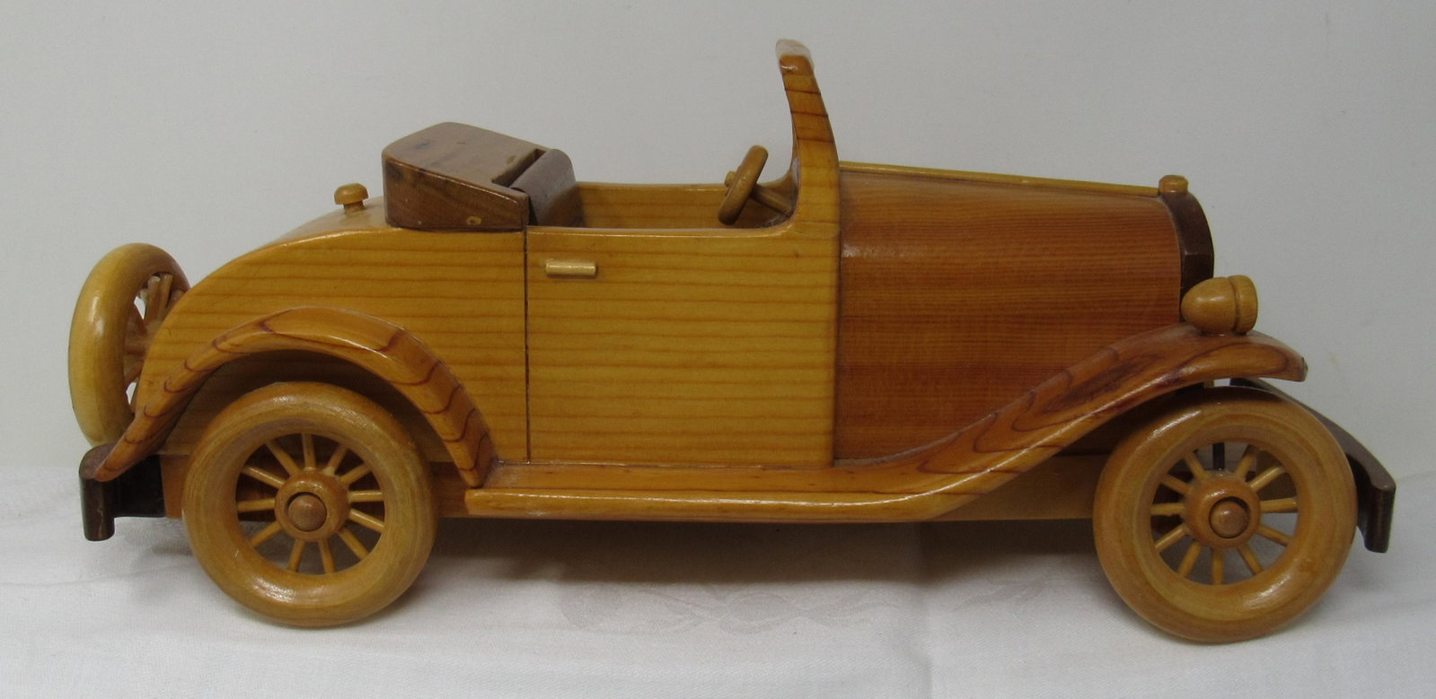 Handcrafted Wooden Car by Gus Meyer: Apprx 14" long
