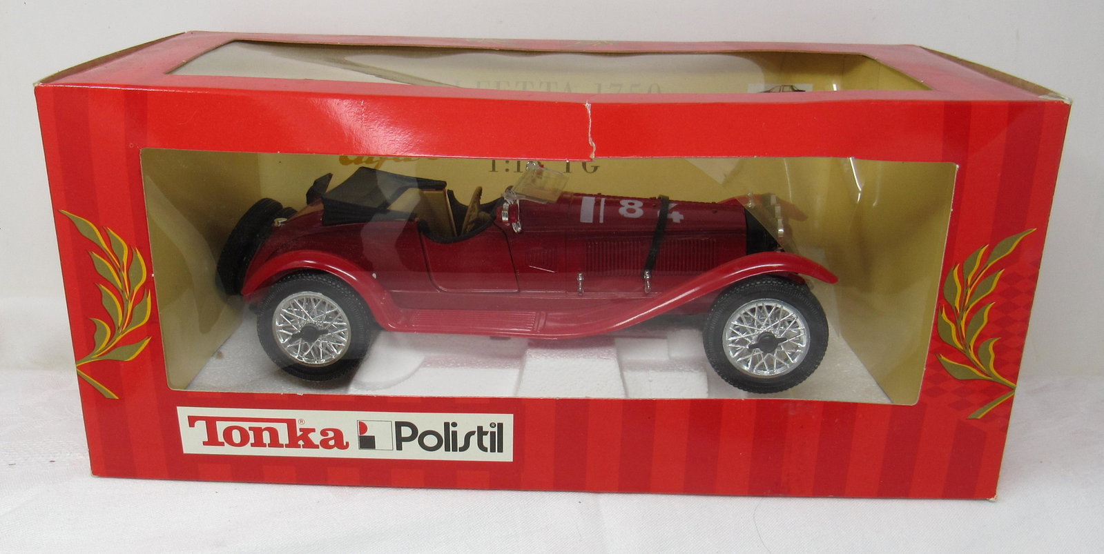 Tonka Polistil Alfetta 1750 1:16 Scale: in box