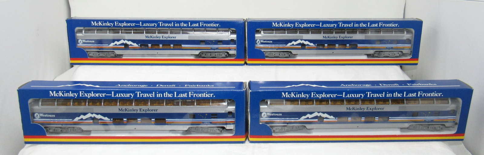 McKinley Explorer Westours HO Scale Trains: Getting all pictured