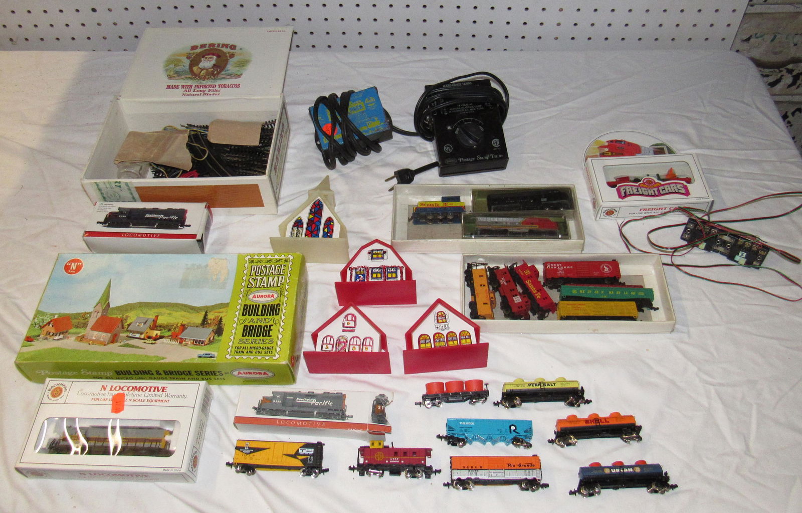 N Scale Trains Track Transformers Building: Getting all pictured