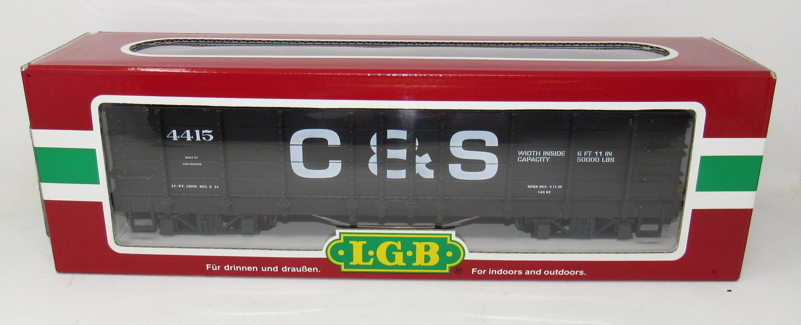 LGB C&S 41730 Gondola Car: New in box