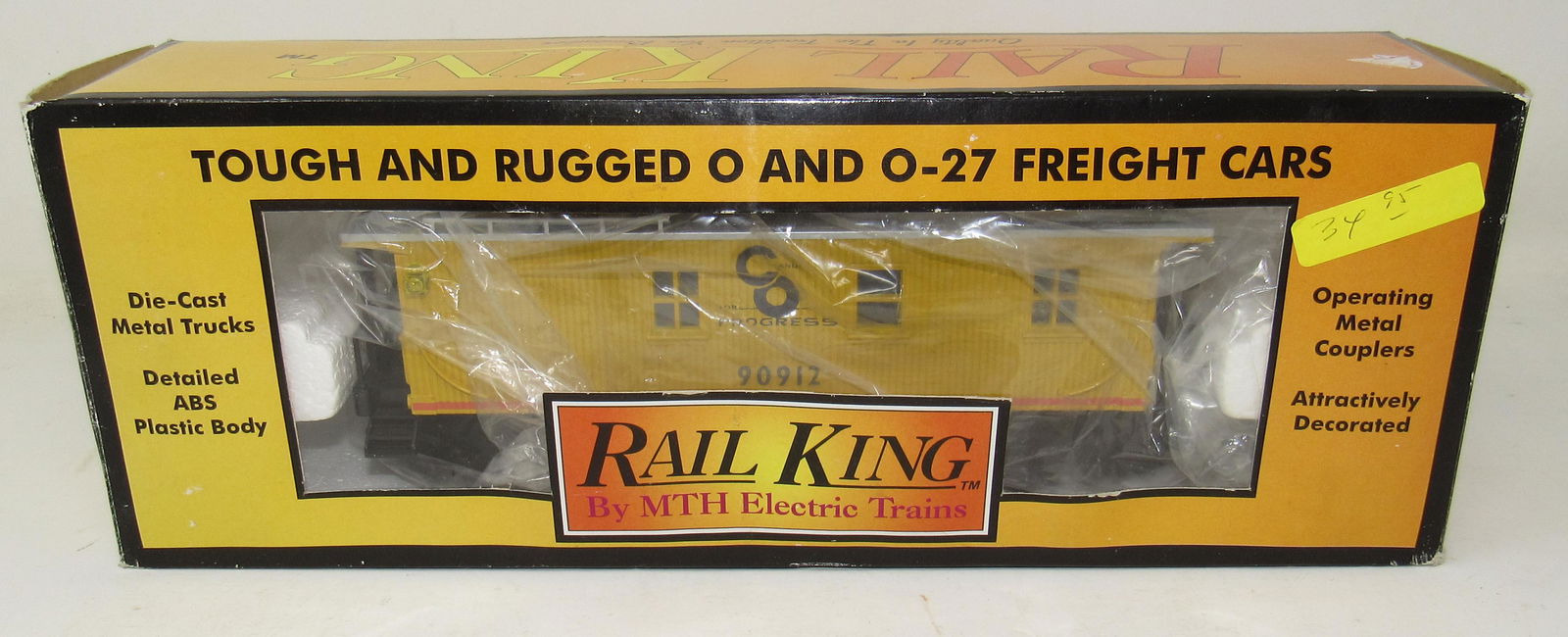 Rail King Chesapeake Ohio Caboose Semi Scale: MTH no. 30-7709