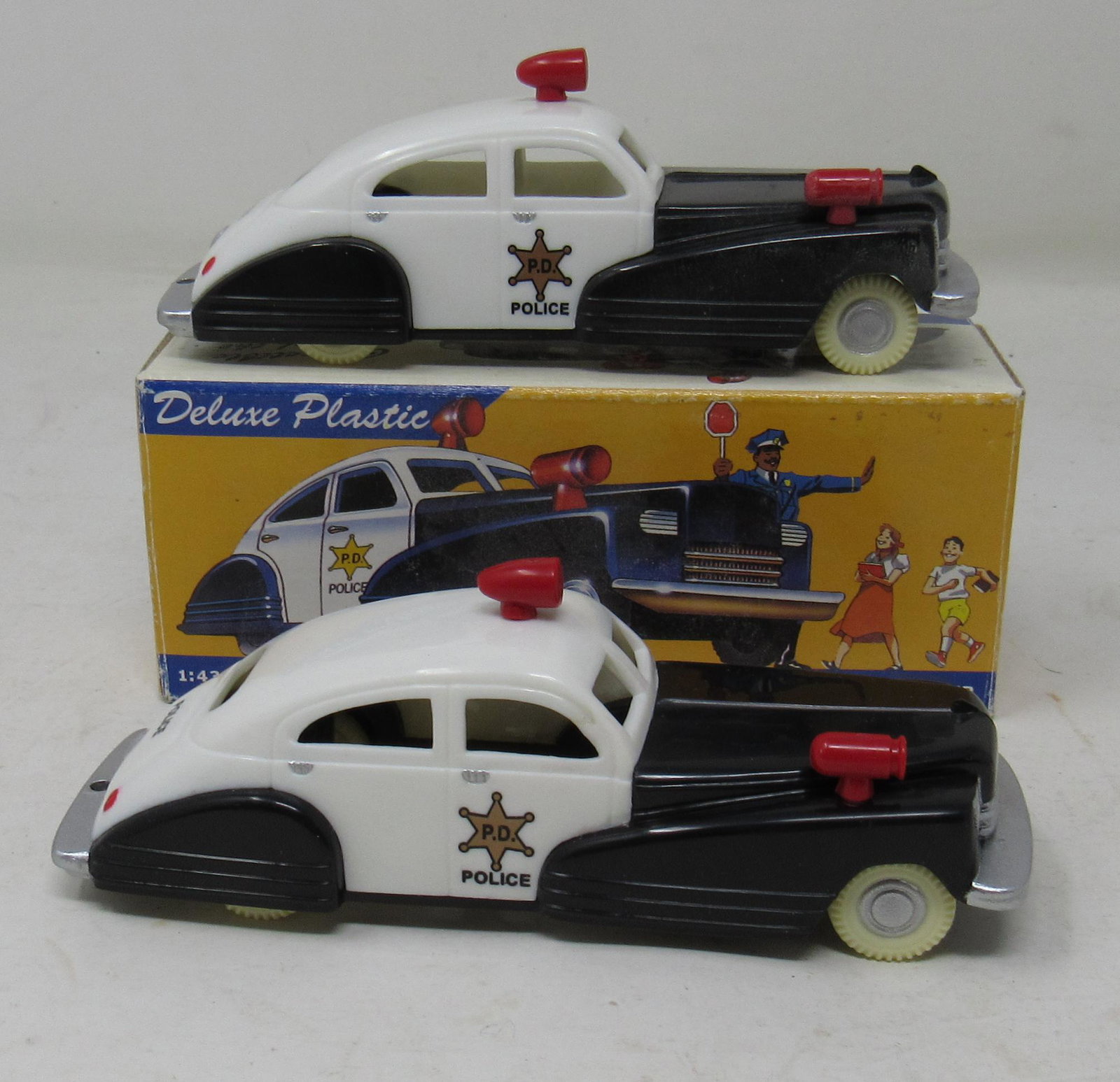 Dimestore Dreams Police Cars: Approx 4 3/4" long.