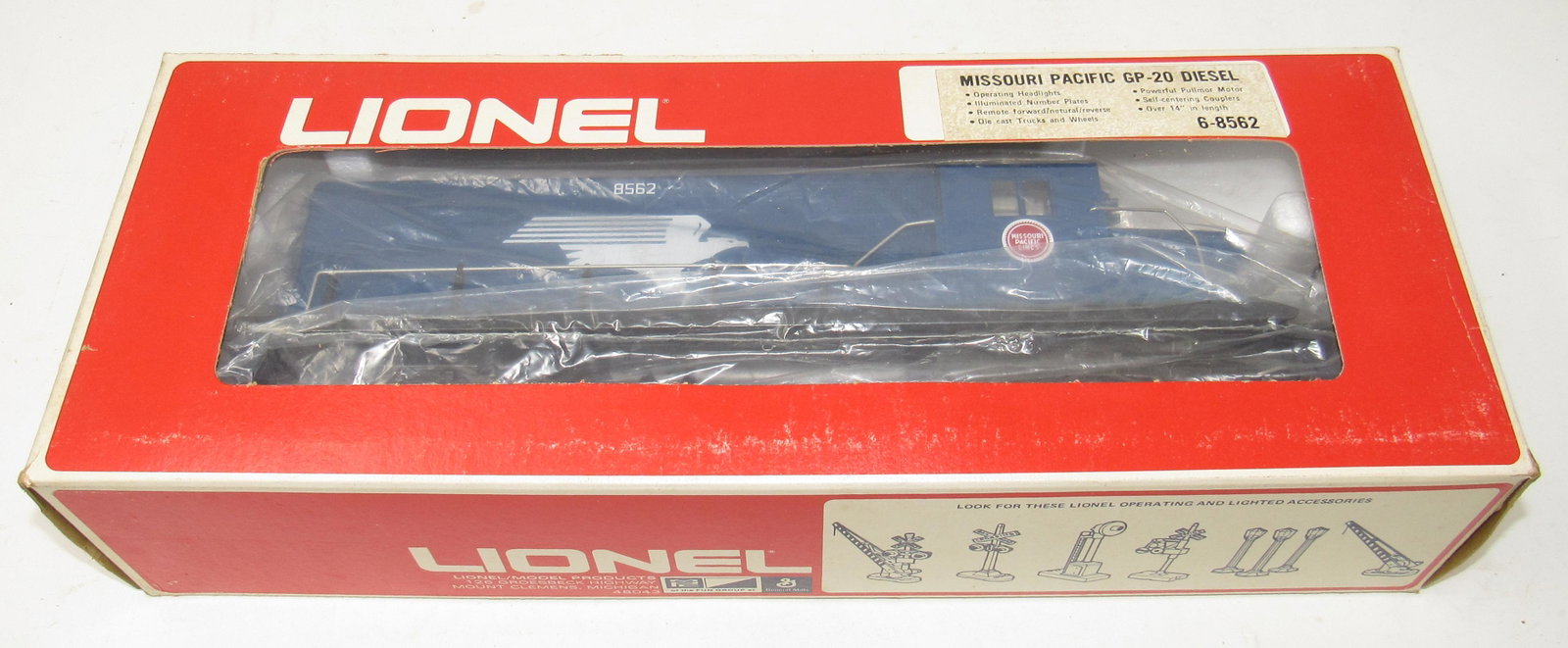Lionel Missouri Pacific GP-20 Diesel Locomotive: No. 6-8562