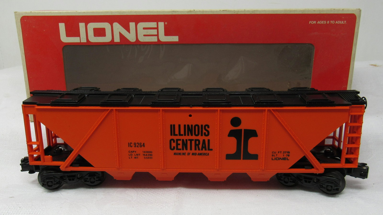 Lionel Illinois Central Covered Hopper 9264: No. 6-9264