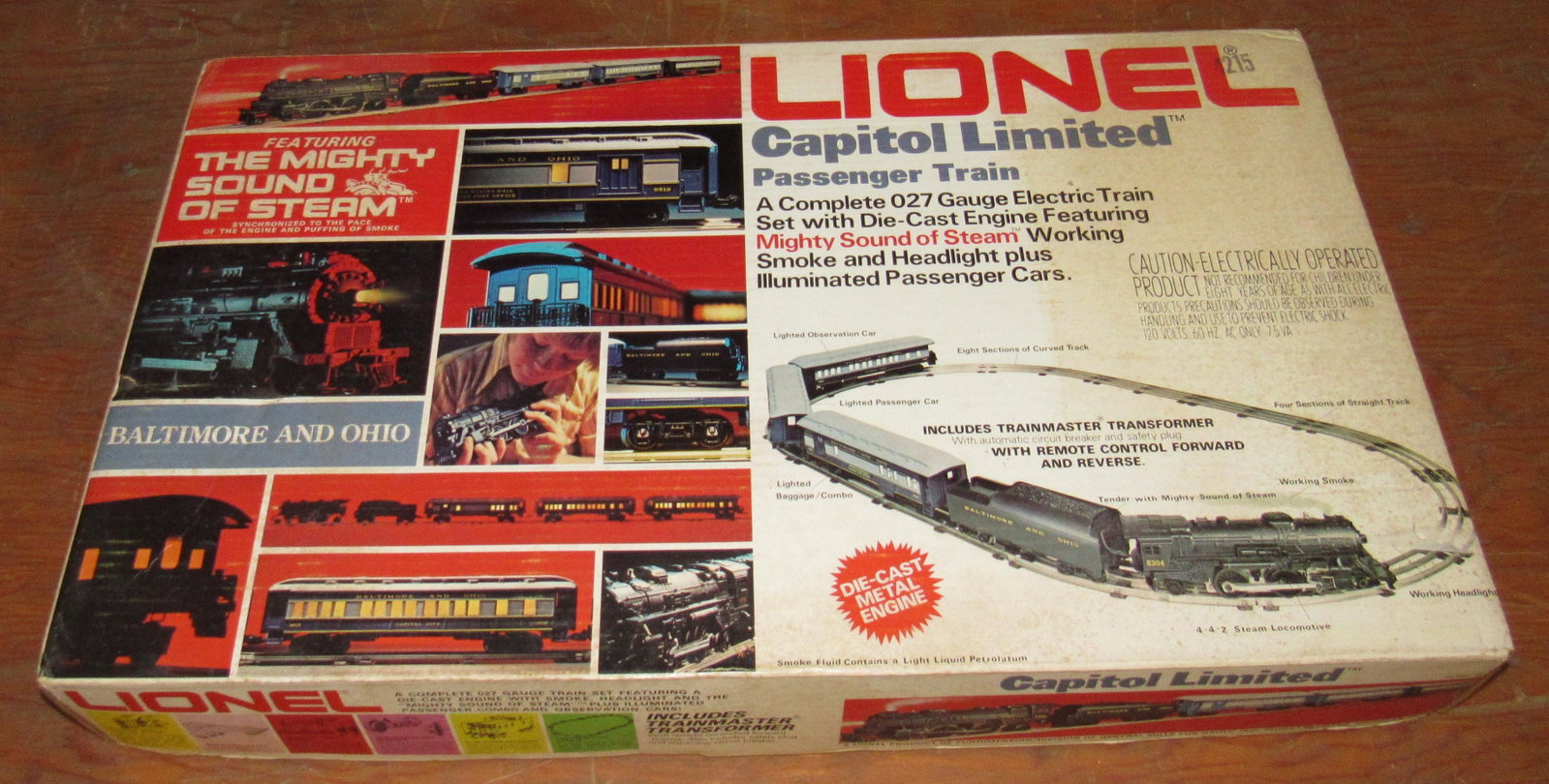 Lionel 4215 Capitol Limited Passenger Train Set: Getting all pictured