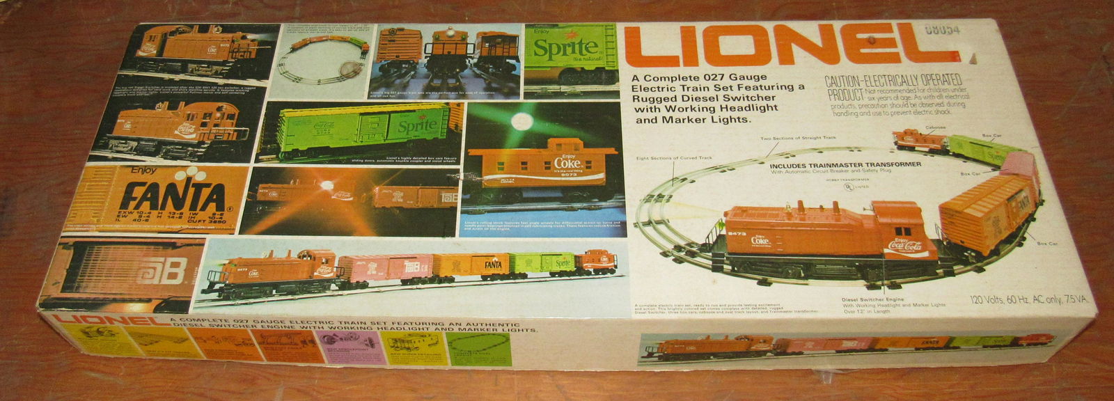 Lionel 08054 Train Set w/ Coca Cola Switcher 8473: Getting all pictured