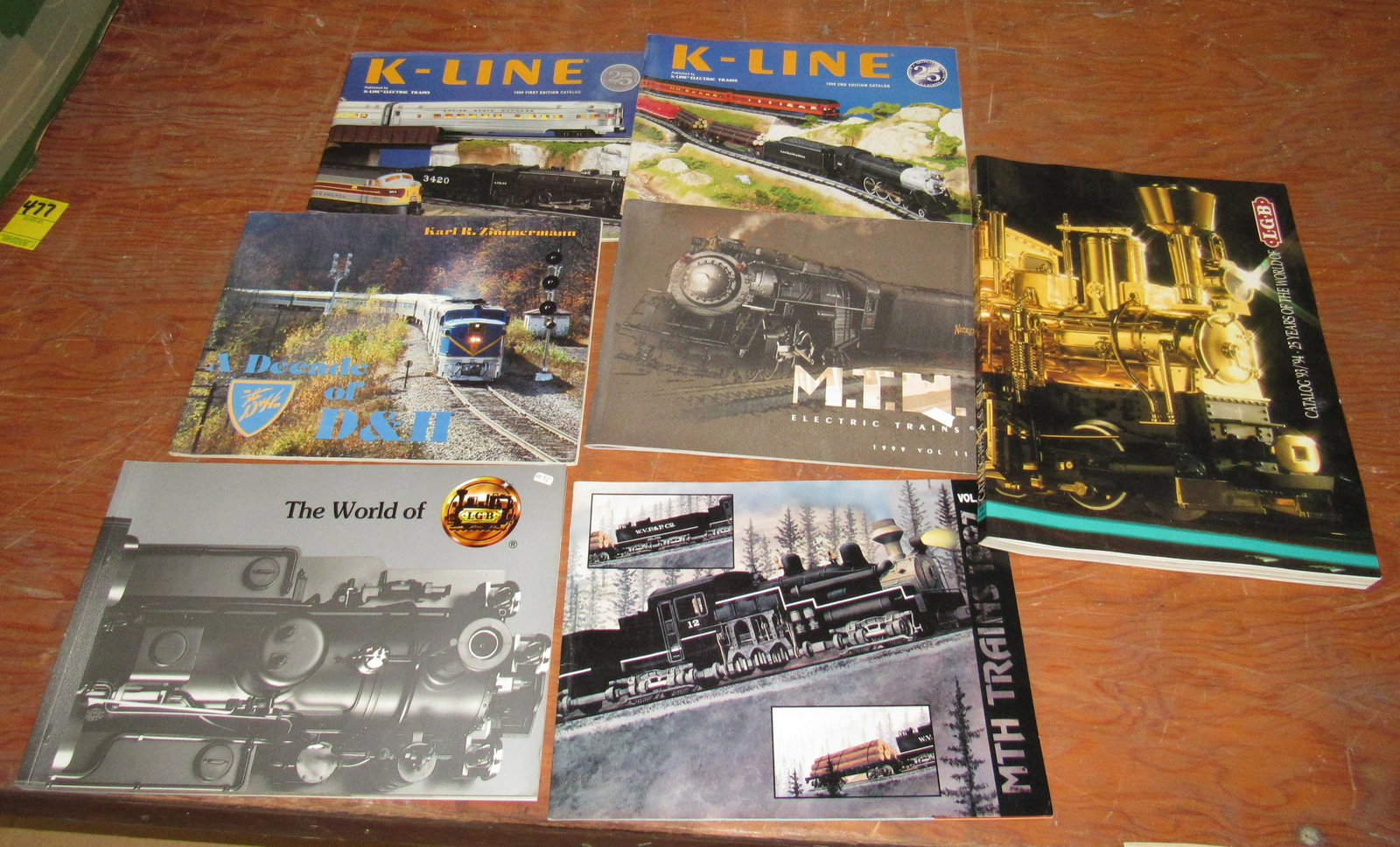 K-Line MTH LGB Train Books: Getting all pictured