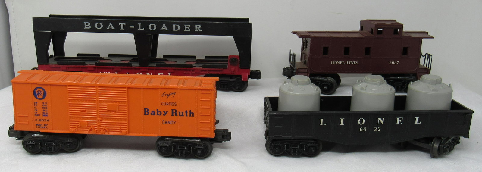 Lionel Boat Loader 6416 6032 Gondola 6034 Box: Getting all pictured