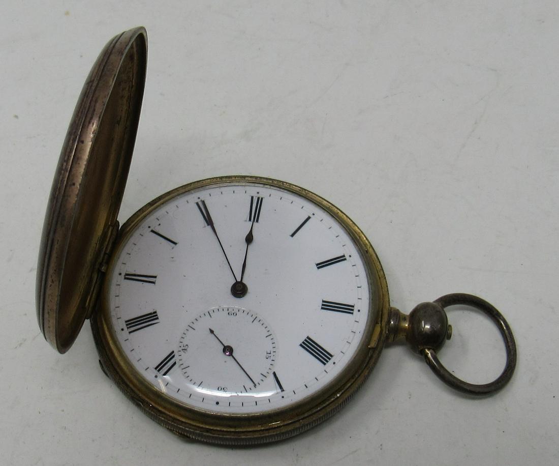 Arnold Adam Key Wind Pocket Watch: Approx 2" in diameter