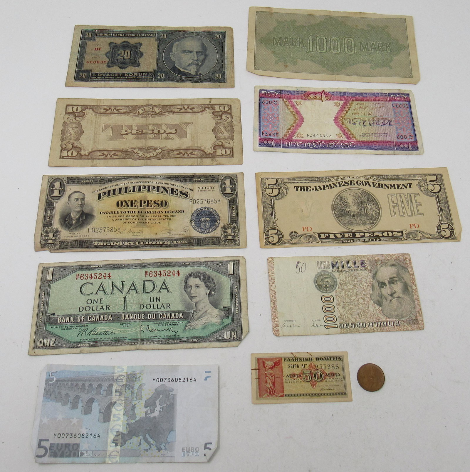 Foreign Paper Money: Getting all pictured