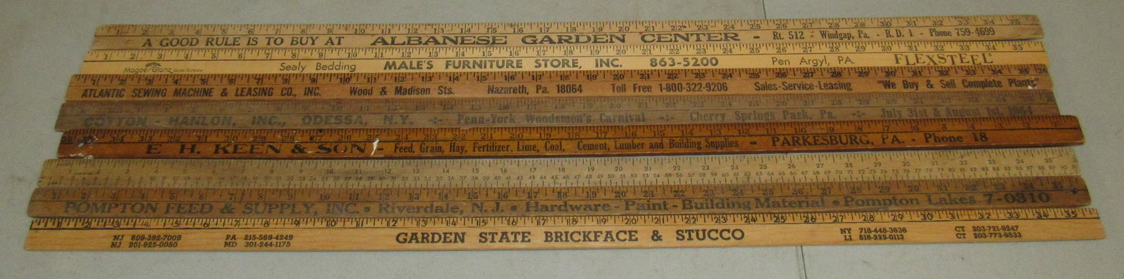 8 Advertising Yard Sticks: Getting all pictured