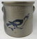 2 Gallon Blue Decorated Bird Stoneware Crock