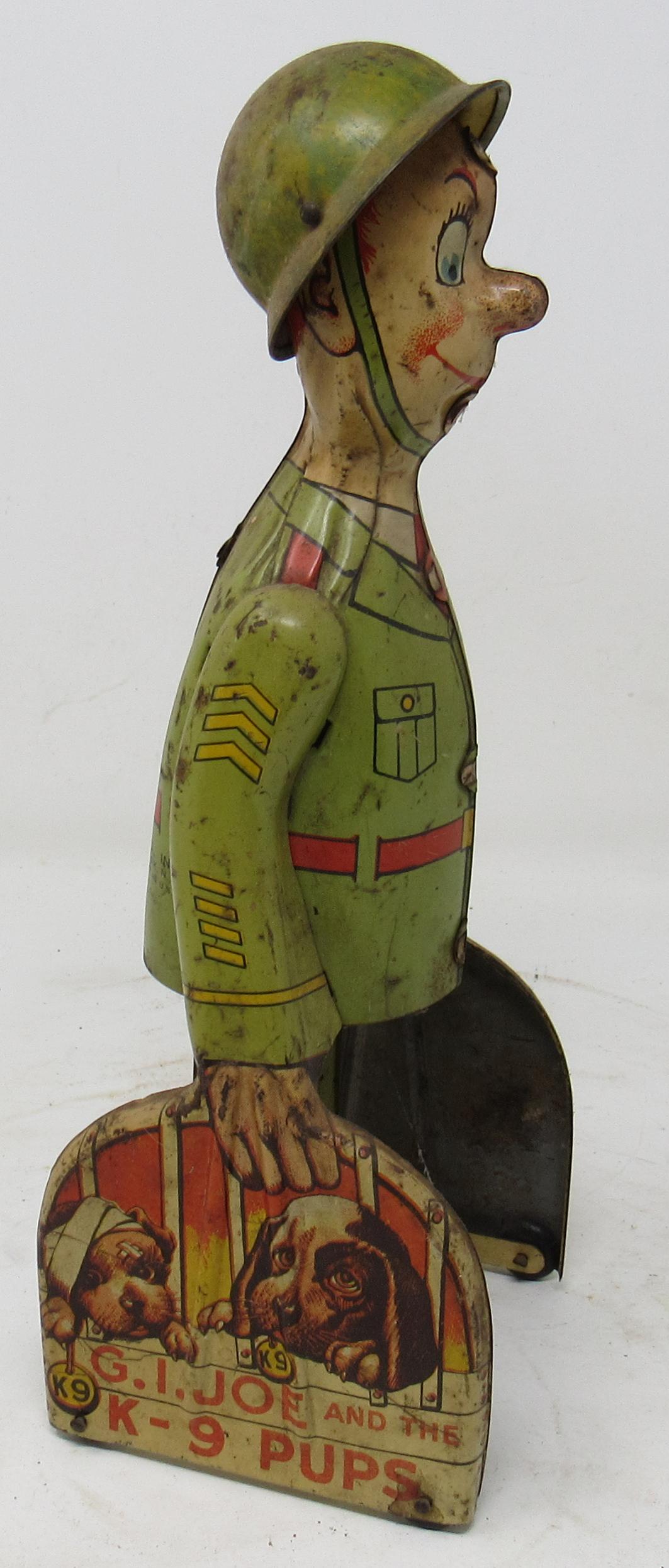Unique Art GI Joe K-9 Pups Wind Up Toy: Approx 9" tall.