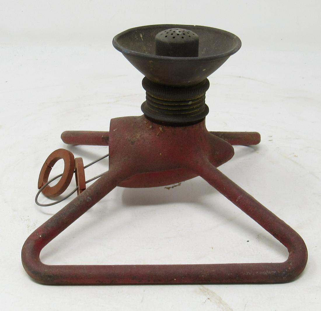 Vintage Cast Iron Water Sprinkler: Approx 4 3/4" x 5 1/2" x 3 1/2" tall