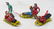 Lead Sleigh Riding Figures Santa Sled Ice Skating