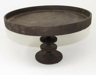 Robert  Welch Modernist Cast Iron Compote: Apprx 10" in diameter and 6" tall.