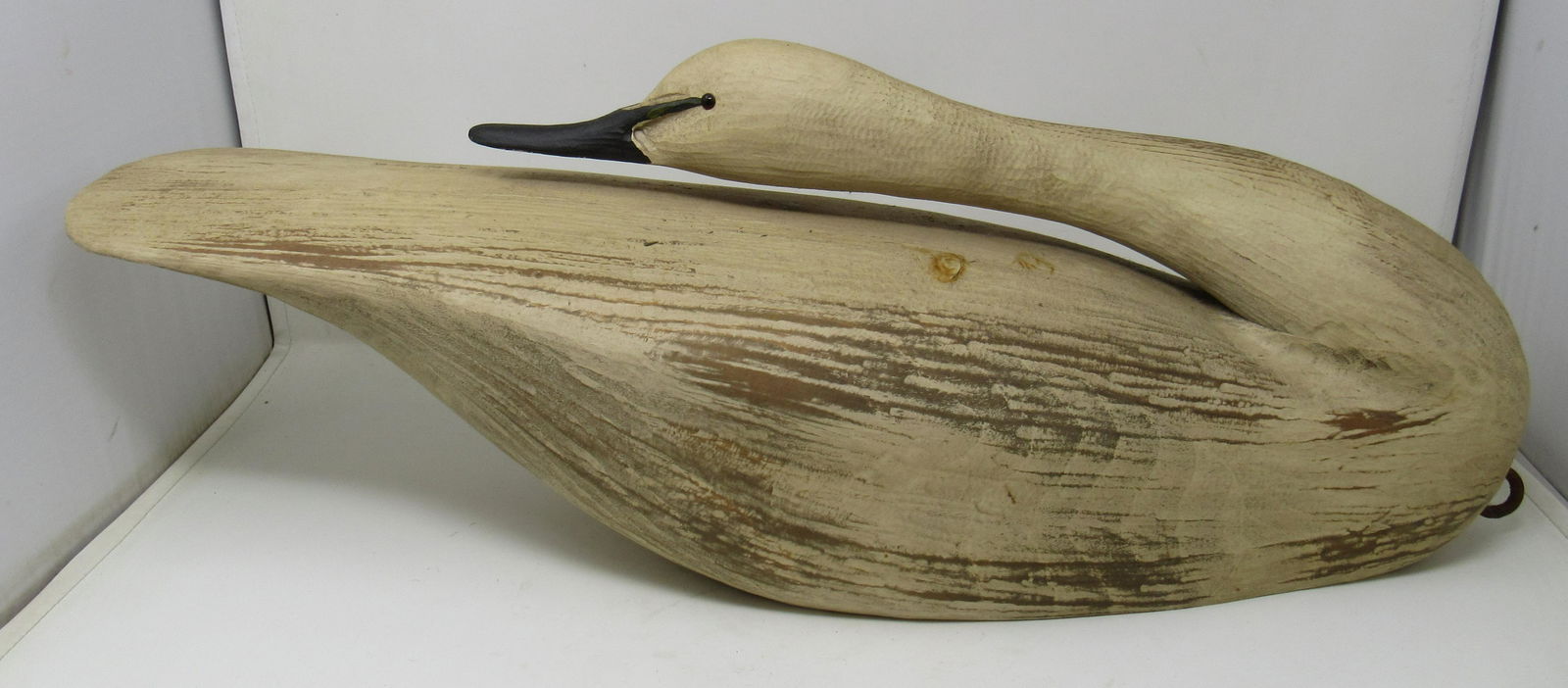 Big Sky Carvers Carved Wooden Swan (1 of 7)