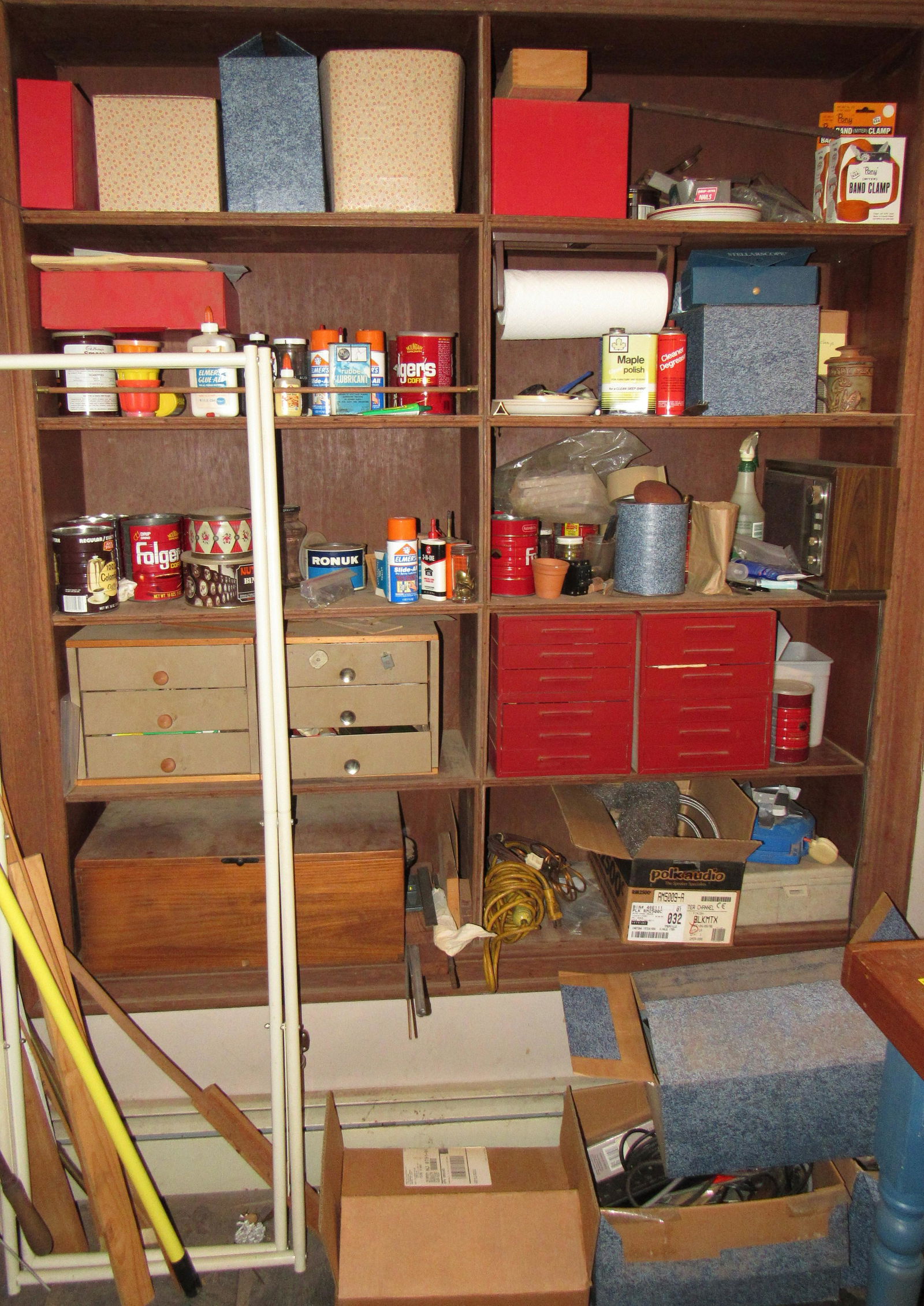 Parts Bins Cabinet Shelf Contents (1 of 9)
