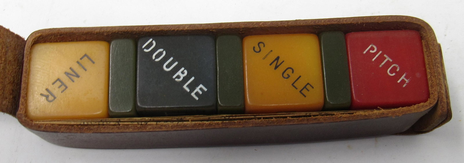 Bakelite Baseball Game Dice: Getting all pictured