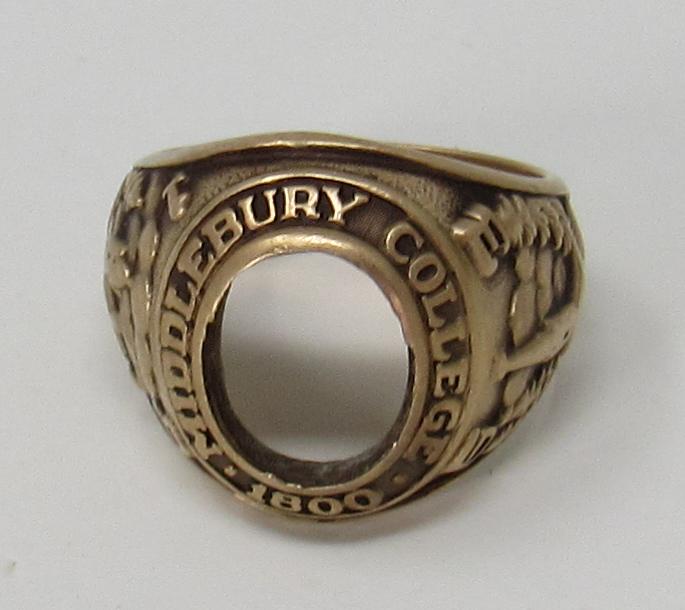 1953 Middlebury College 10K Gold Ring (1 of 5)