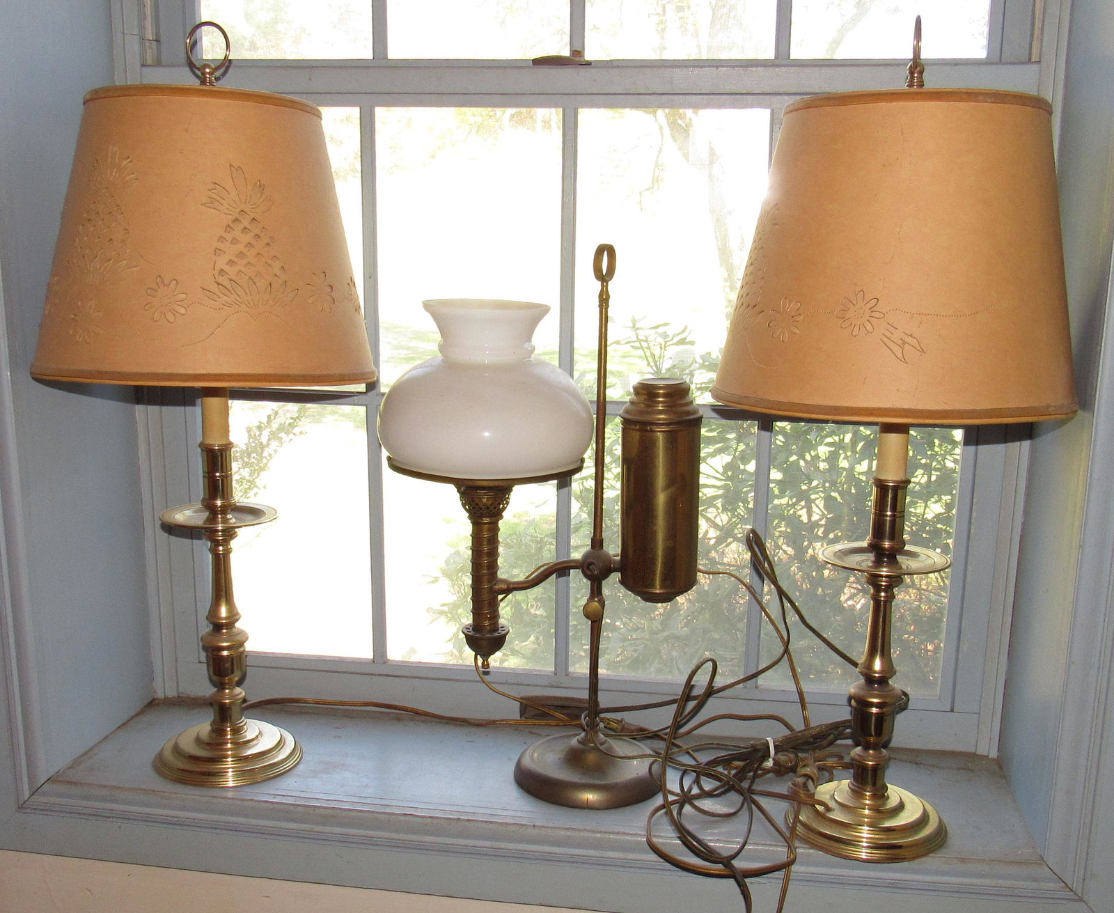 Pair of Baldwin Brass Table Lamps (1 of 2)