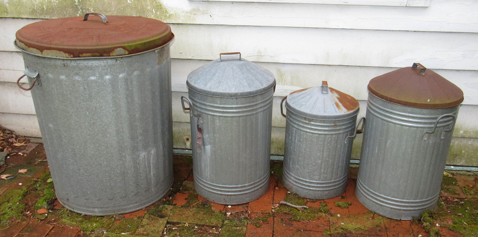 4 Galvanized Cans (1 of 1)