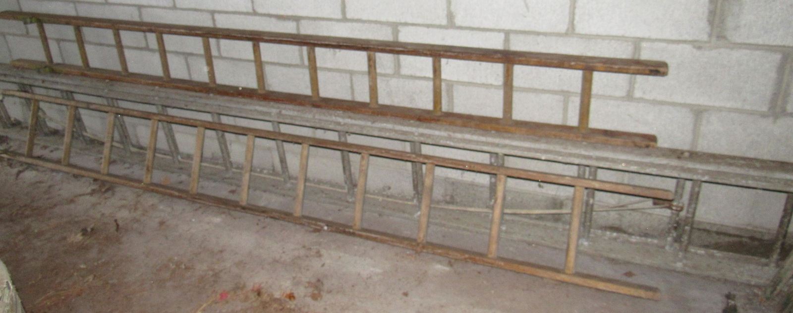 30' Aluminum Extension & Wooden Ladders (1 of 1)