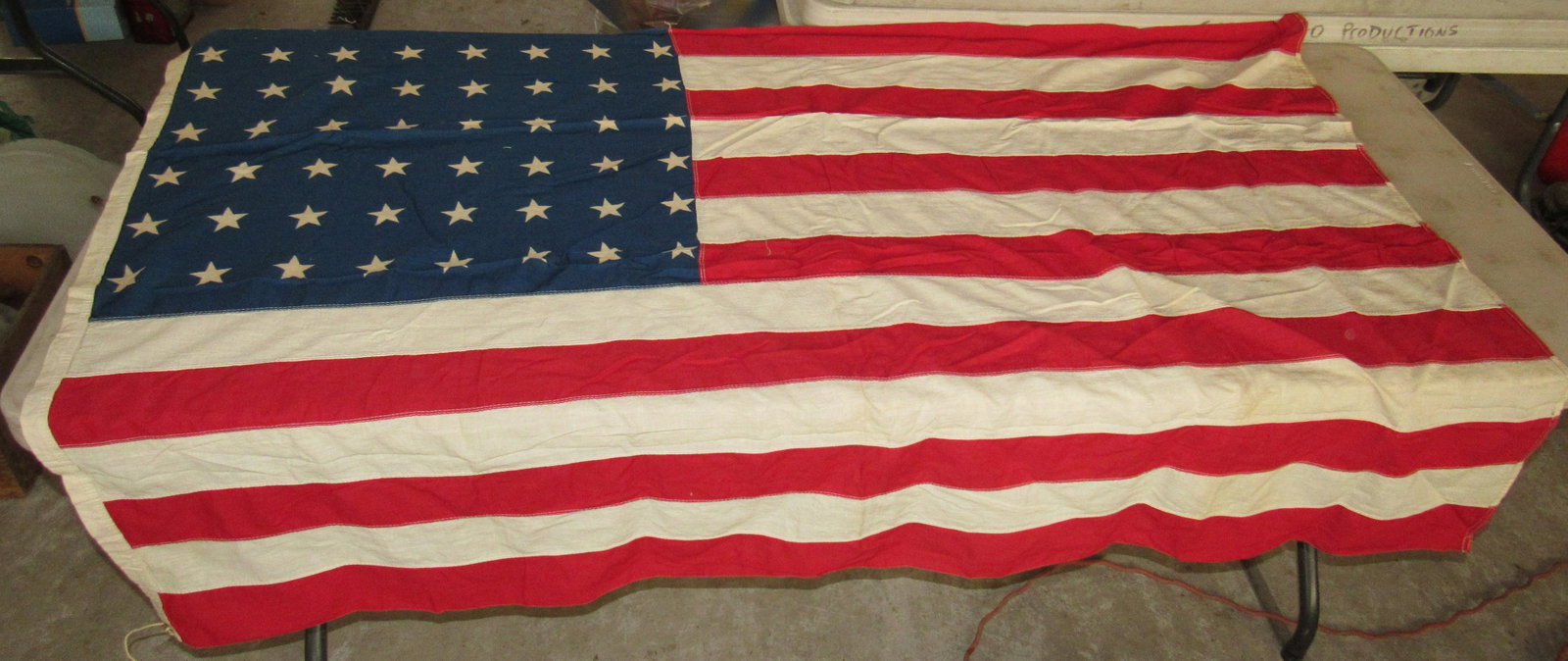 48 Star American Flag: Approx 44" x 64"