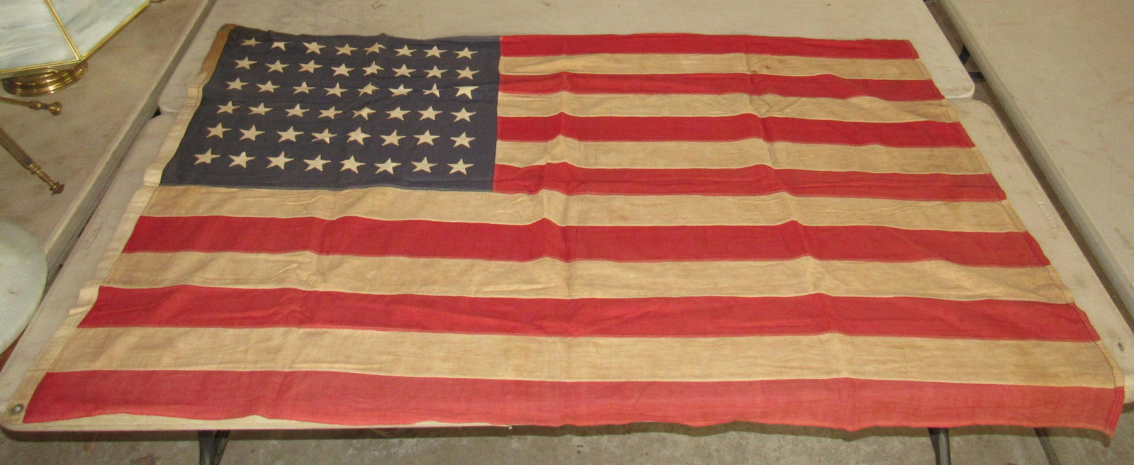 48 Star American Flag: Apprx 45" x 66"