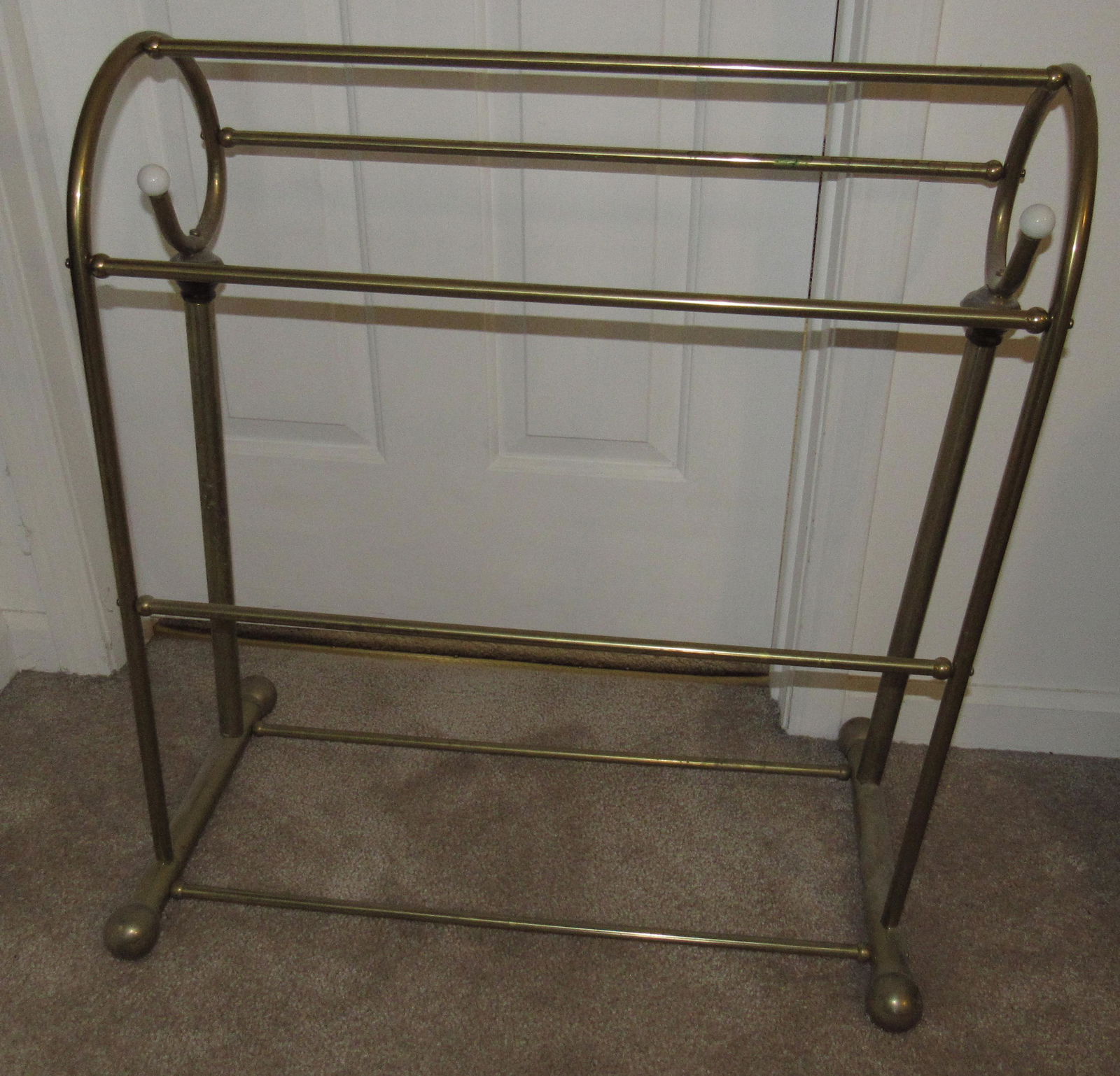 Brass Quilt Rack