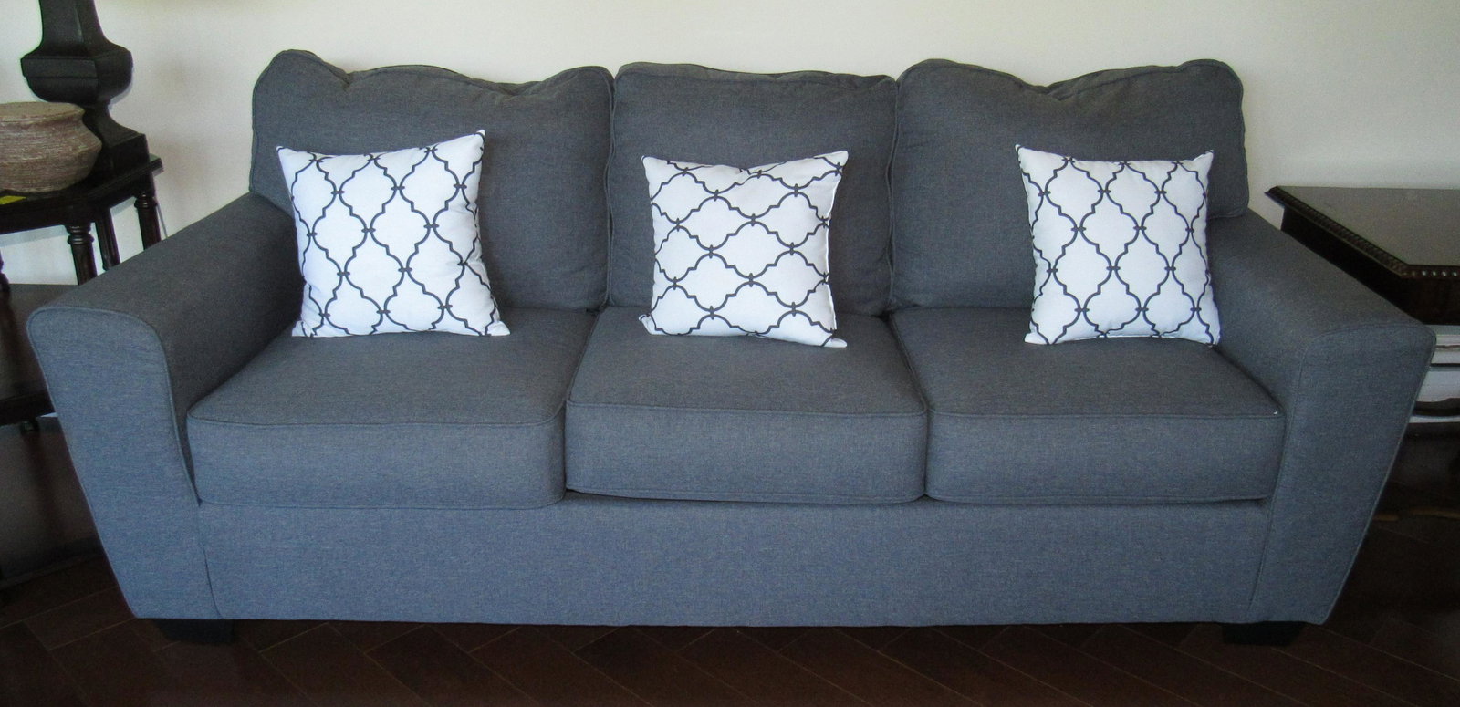 Sofa: Approx 37" x 86"