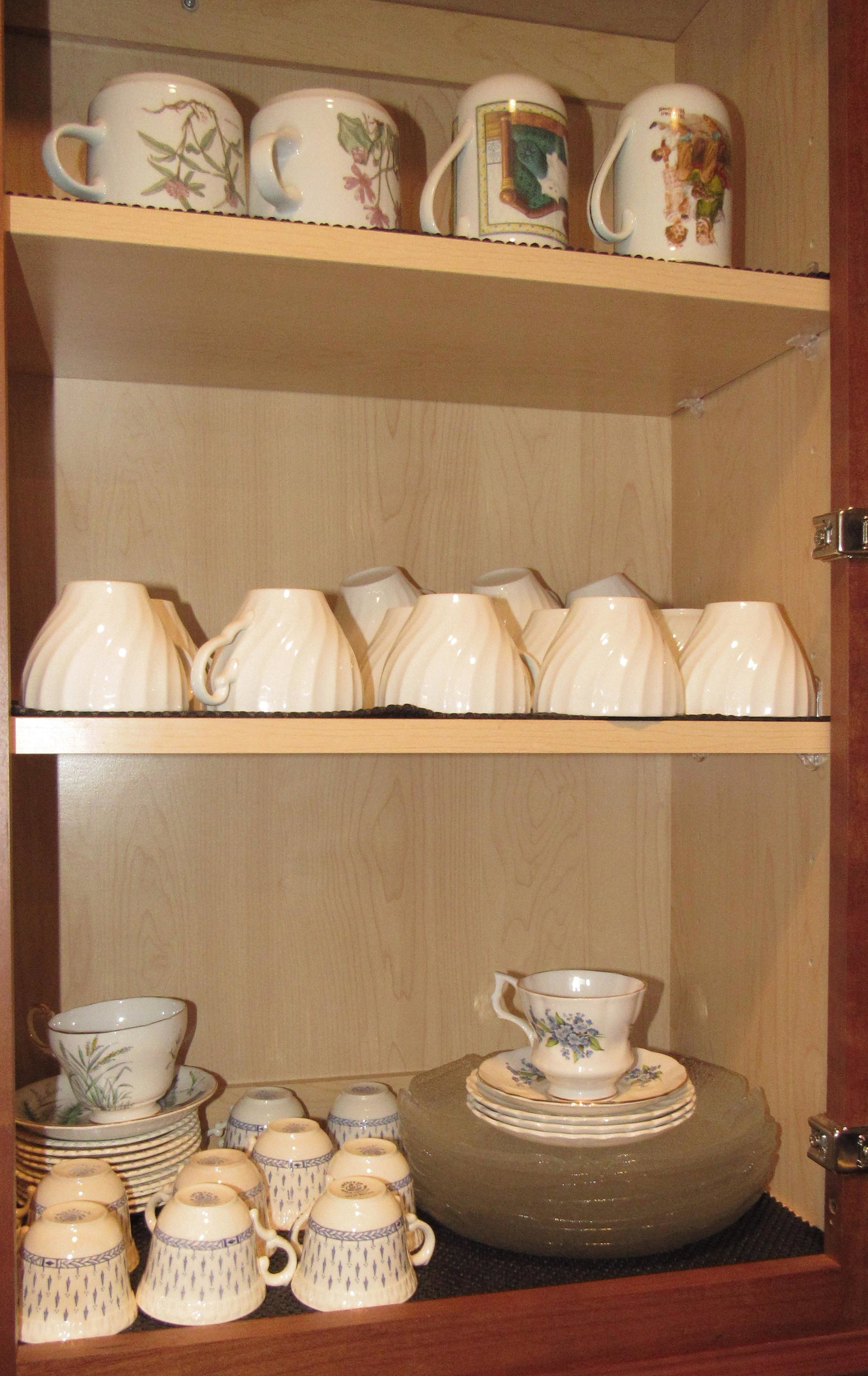 George Jones Crescent & Misc: Getting all in cabinet