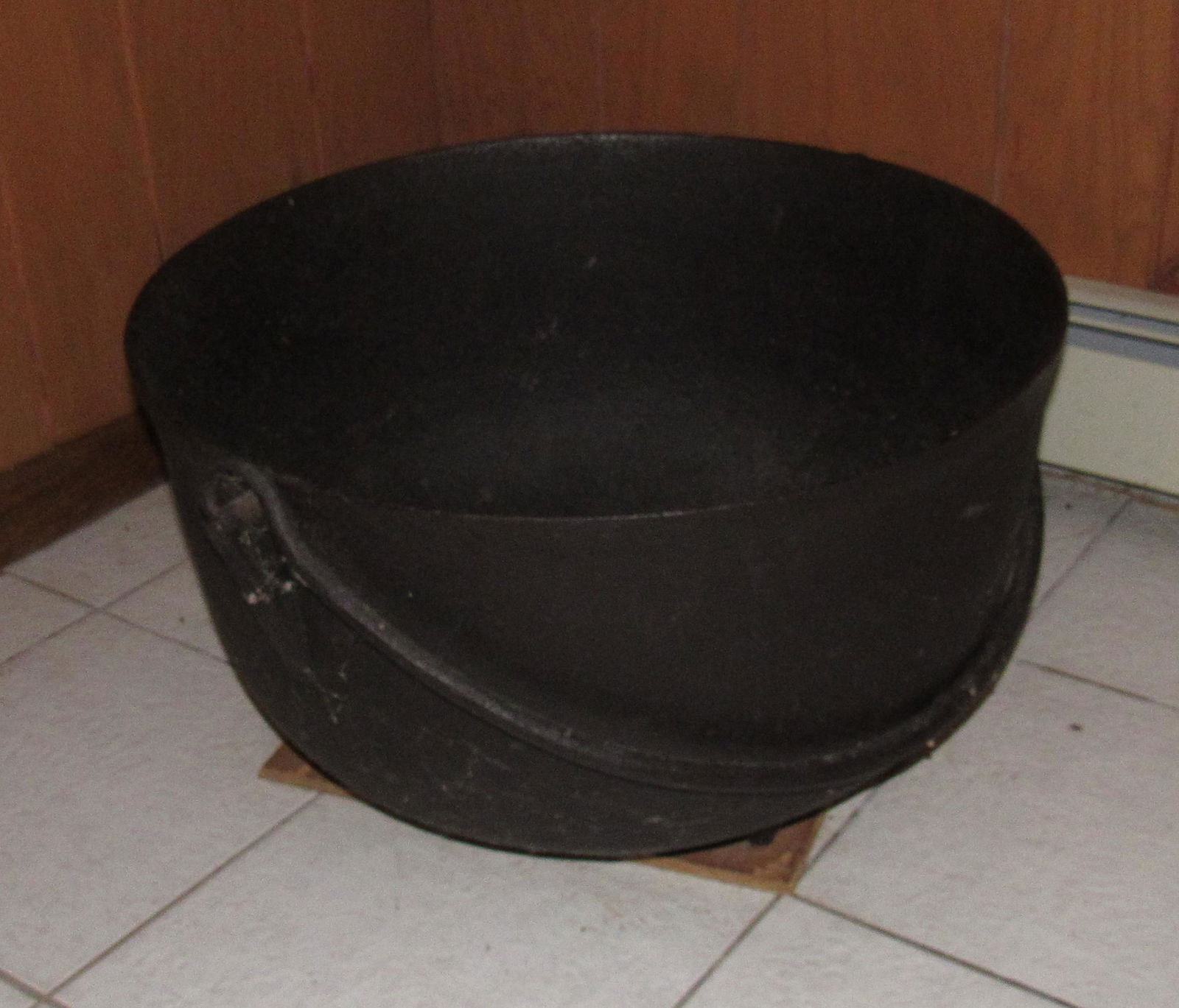 Cast Iron Kettle: Apprx 23 1/2" in diameter and 14 1/2" tall