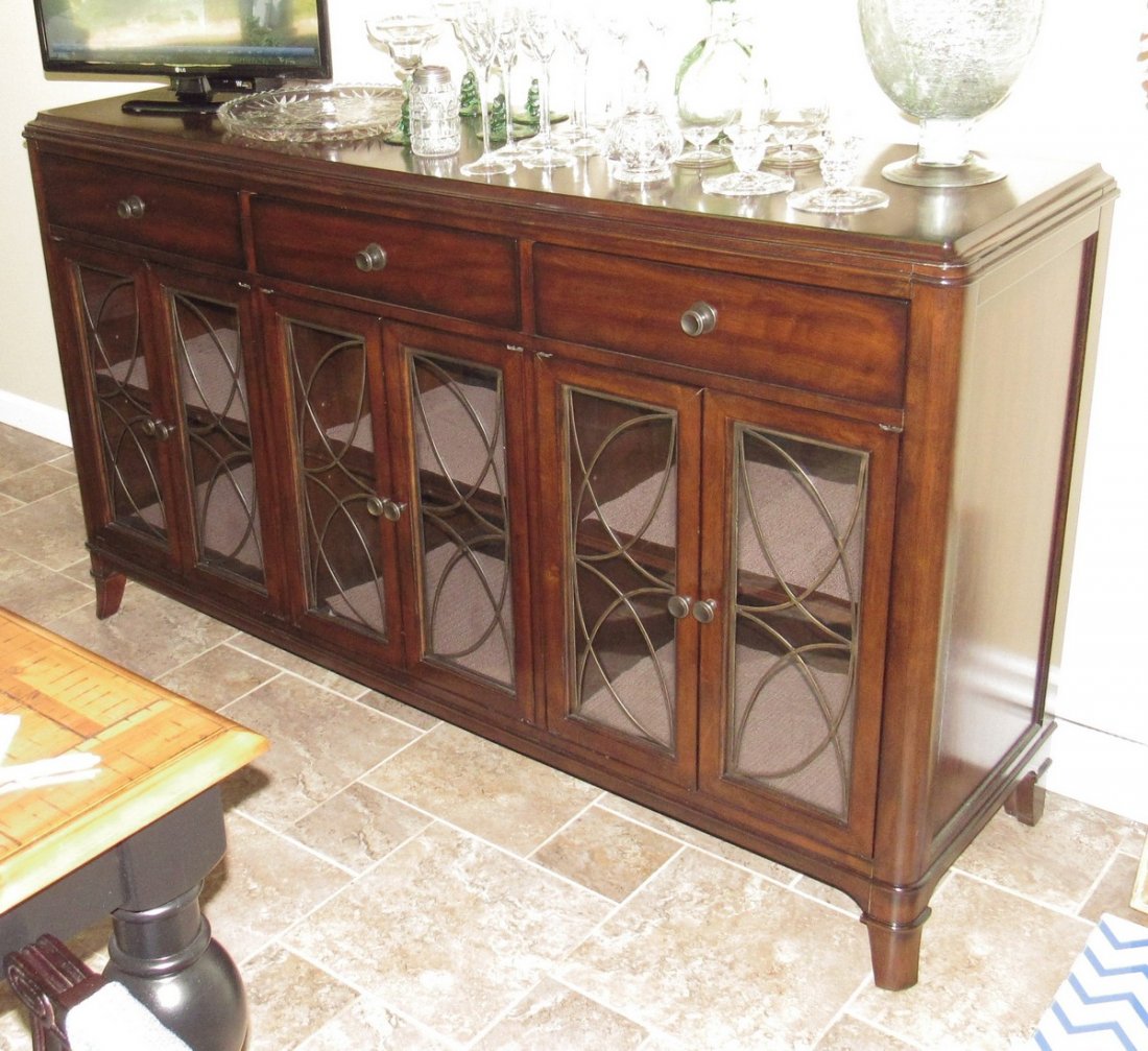 Hooker Furniture Sideboard: Approx 18" x 66" x 38 1/2" tall.Does not include items in or on it.