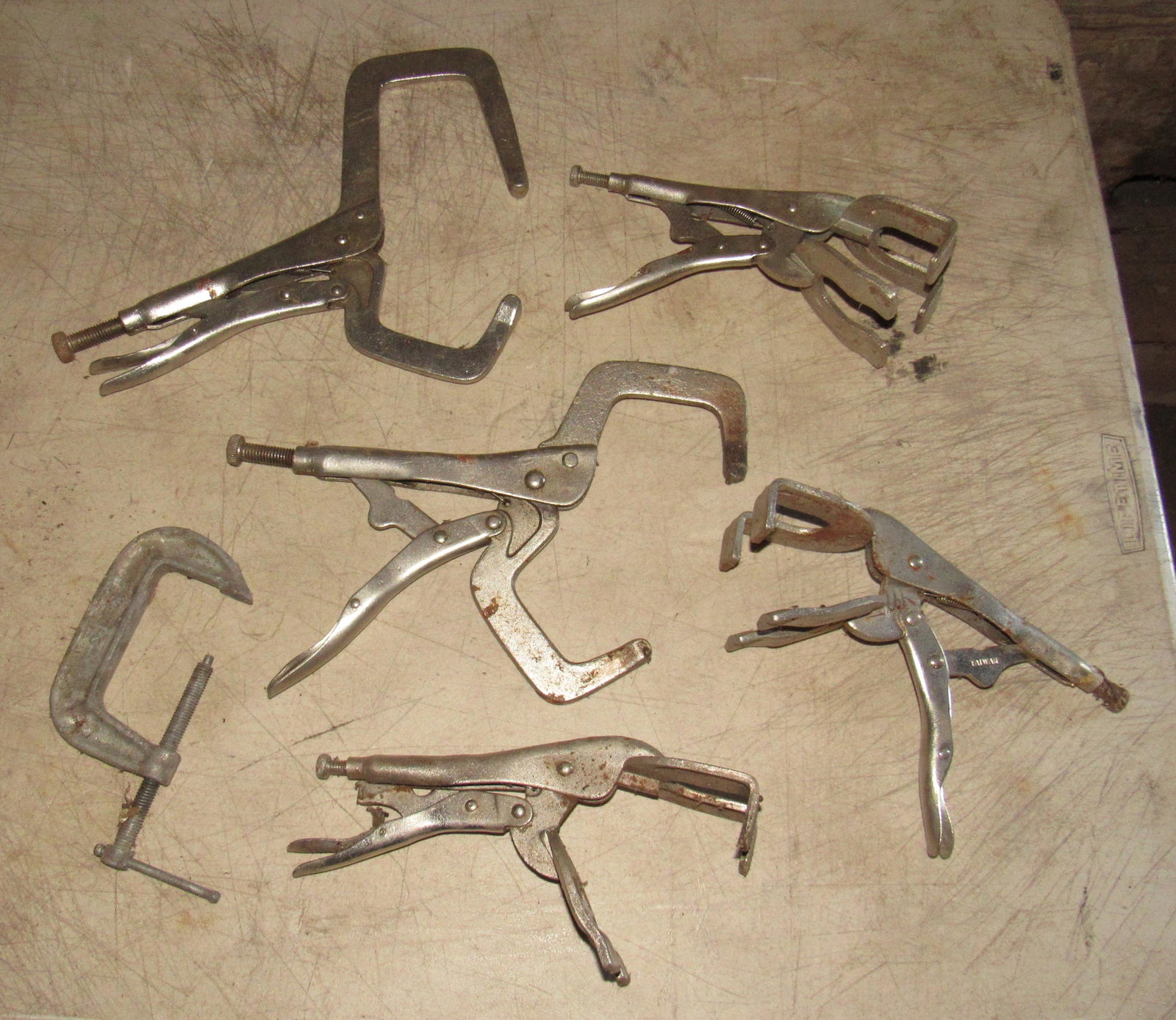 Welders Clamps: Getting all pictured on table